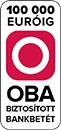 100.000 euróig OBA biztosított bankbetét