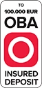 OBA insured bank deposit of up to EUR 100,000