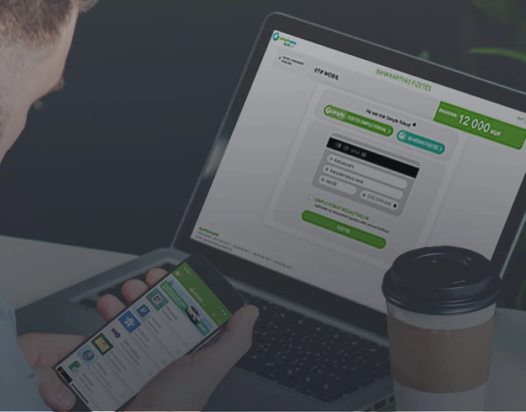 Internetes terminál webáruházhoz