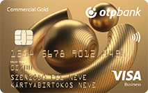 VISA gold business card
